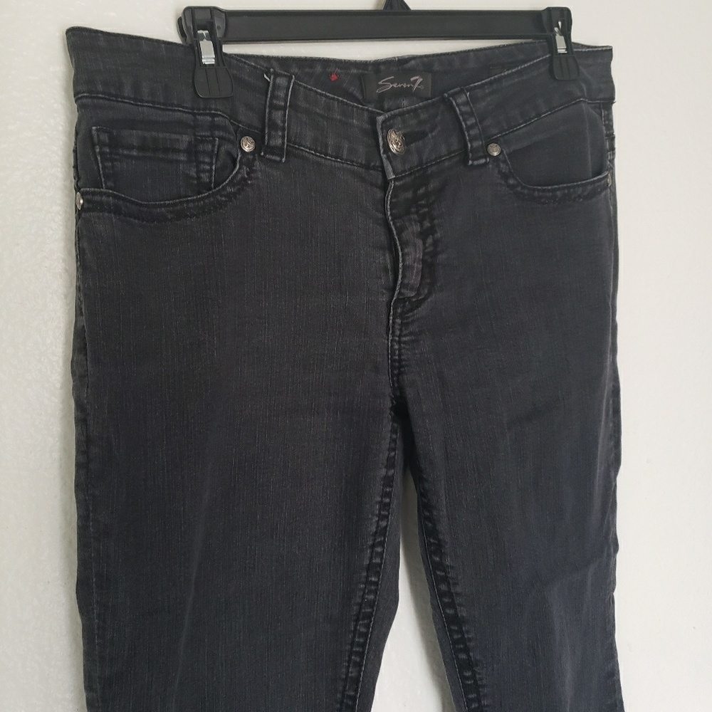 Seven7 black jeans 12p